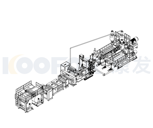 PP/PS多层共挤片材生产线